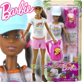 Barbie Кукла Барби Ден за красота Поход с кученце GRN66